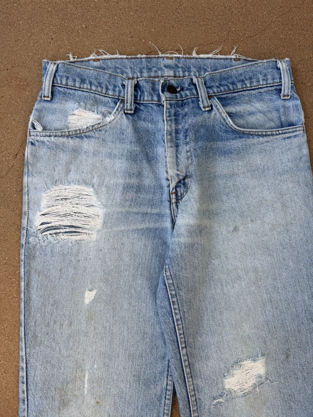 Levi's Vtg 80’s Levi’s 684 Orange Tab Bellbottom Flare Jeans 31x31 Size US 31 - 4 Thumbnail