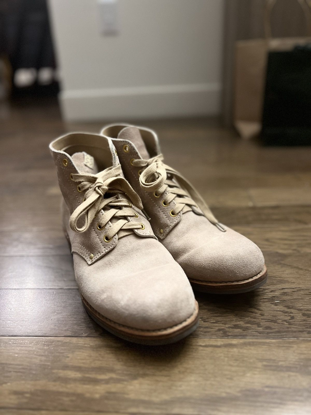 Visvim visvim fw20 brigadier boots-folk sand suede size 10 | Grailed
