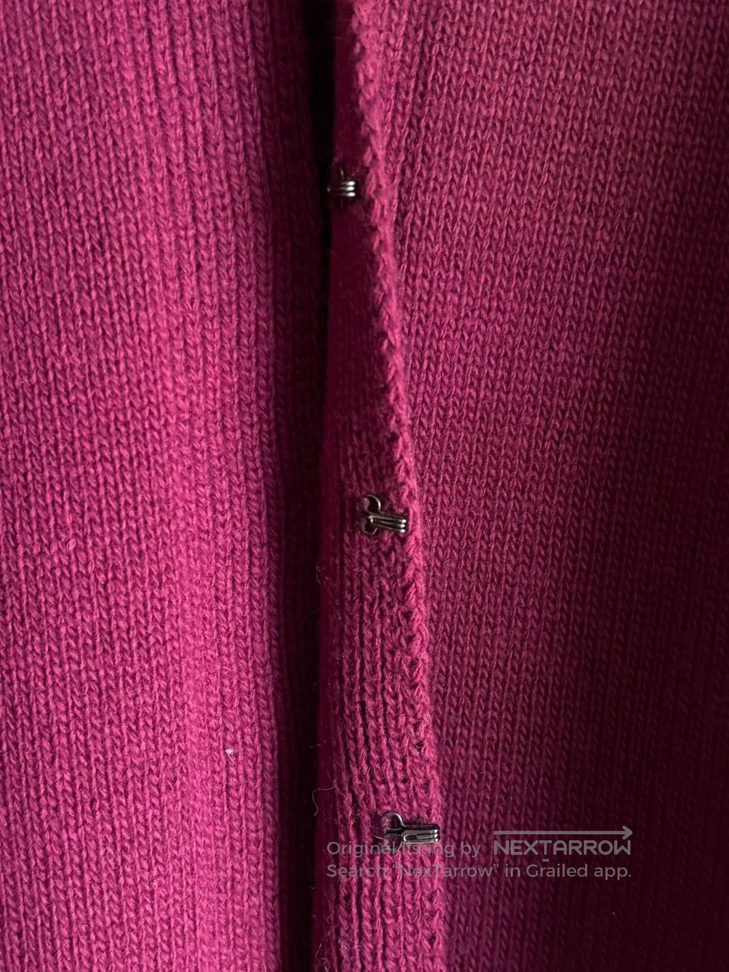 Comme des Garcons Homme Plus Comme des Garçons AW2000 Bordeaux Red Sweater. Size US L / EU 52-54 / 3 - 6 Thumbnail