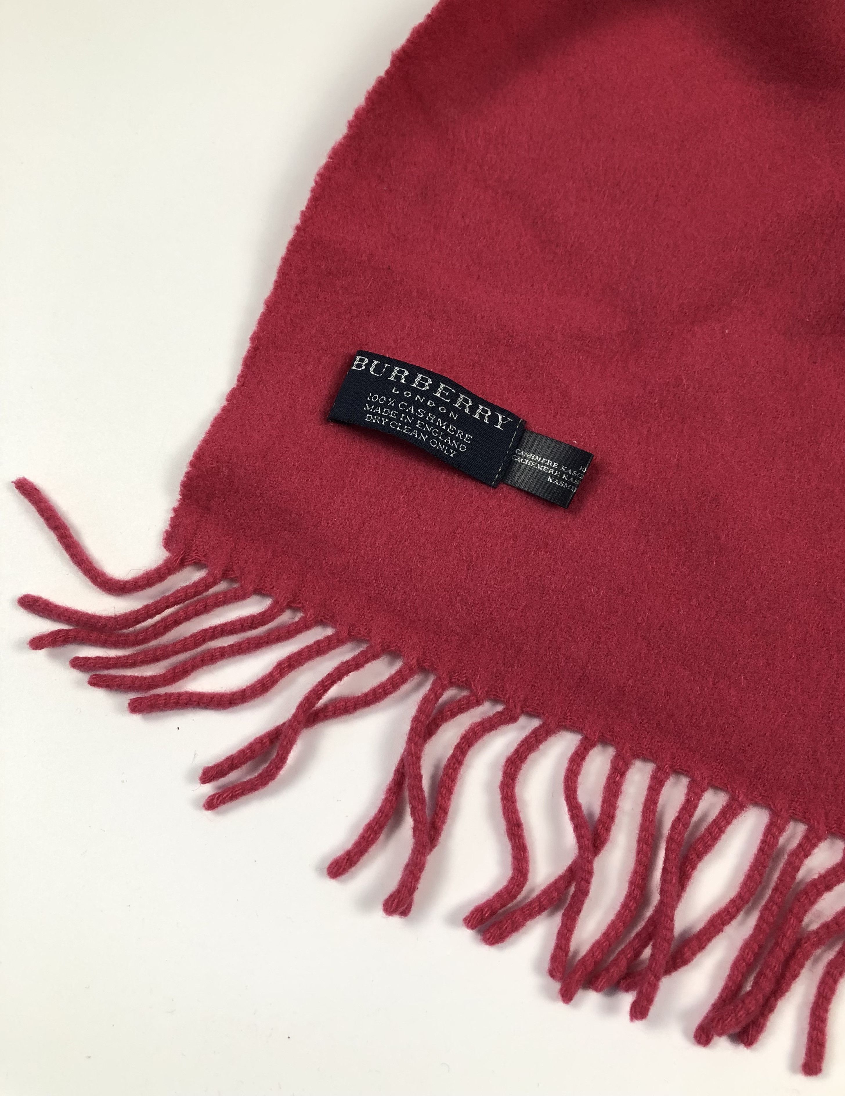 Burberry Burberry Vintage Cashmere Scarf Size ONE SIZE - 6 Thumbnail
