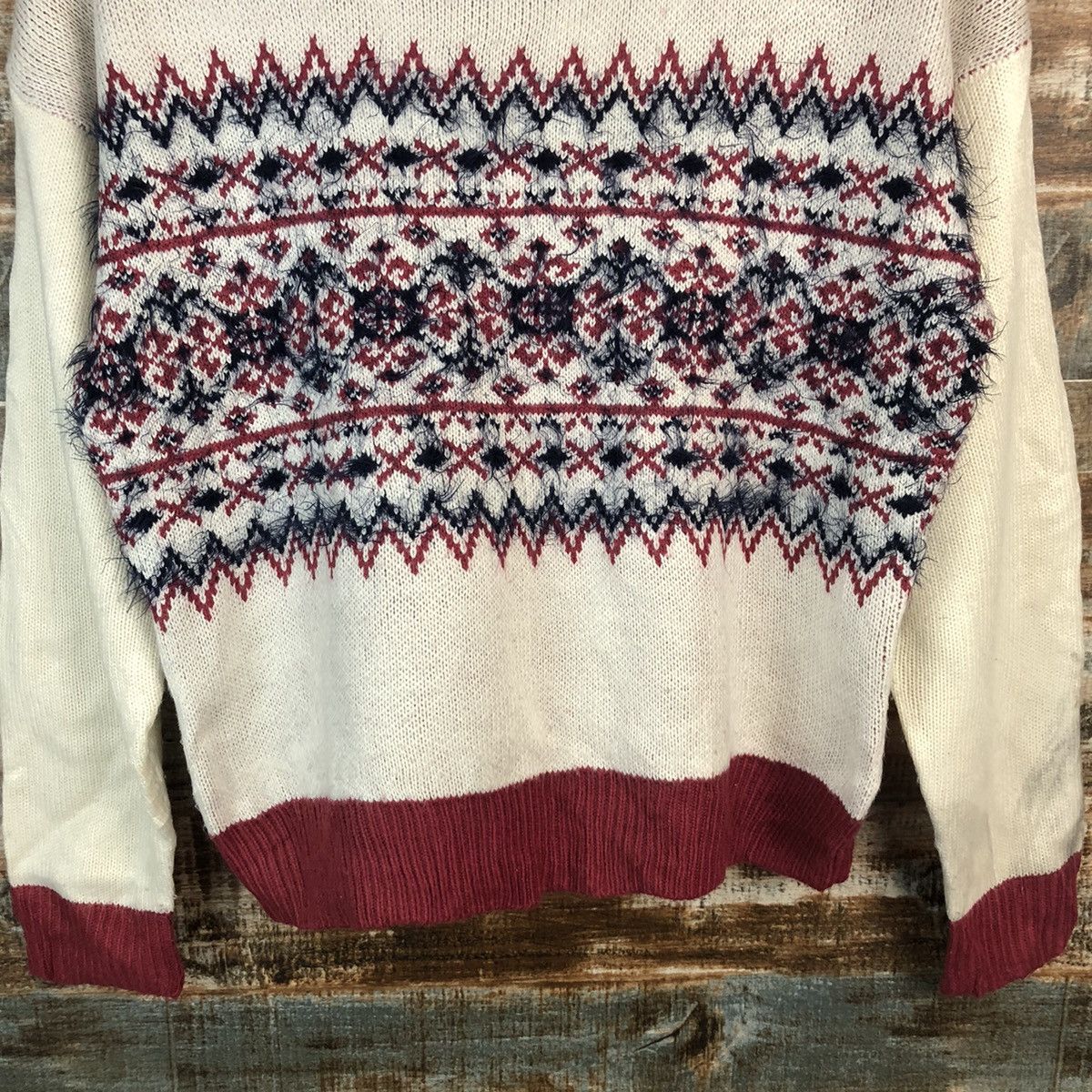 Homespun Knitwear × Japanese Brand Lobby & Rose Red Knitwear #A1322 Size S / US 4 / IT 40 - 6 Thumbnail