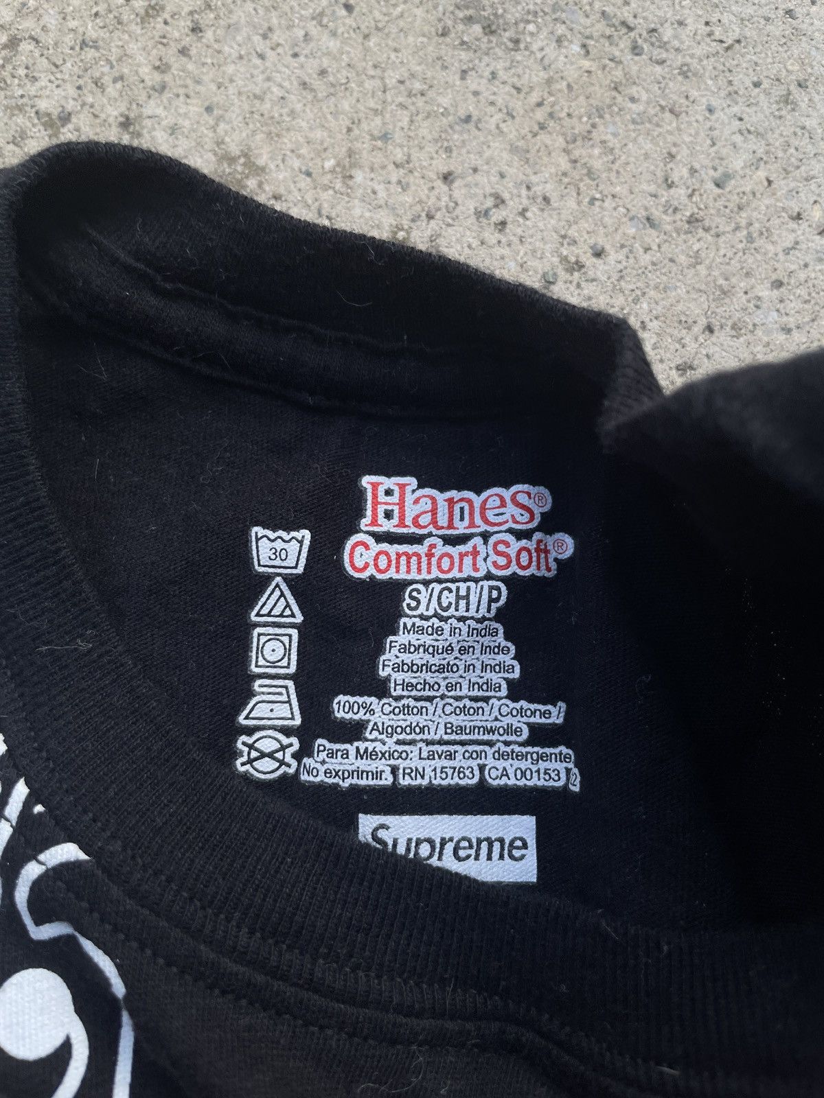 Hanes × Supreme supreme hanes tee Size US S / EU 44-46 / 1 - 3 Thumbnail