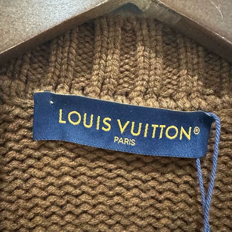 Louis Vuitton Louis Vuitton Wool Vintage Maillard Knit Cardigan Jacket Size US L / EU 52-54 / 3 - 6 Thumbnail