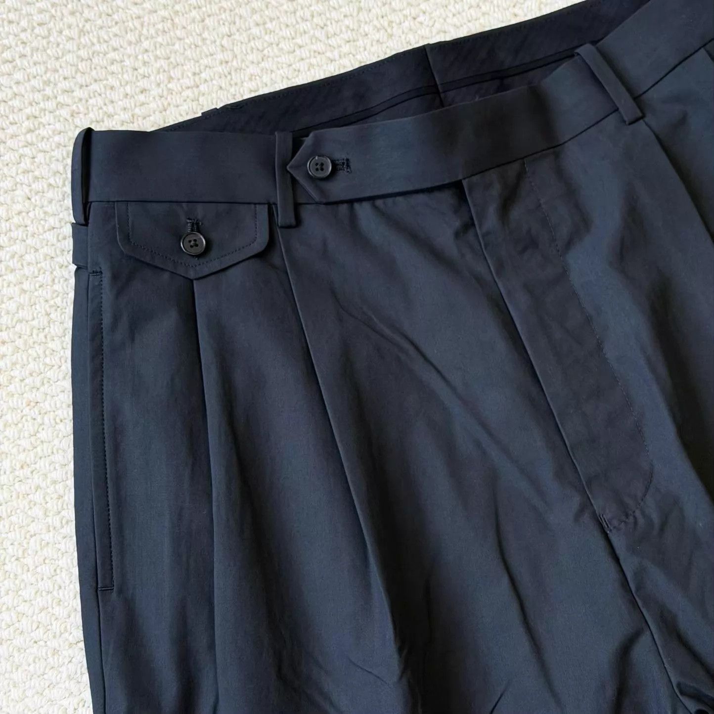 A.PRESSE A.PRESSE 26SS Double-Pleat High-Waist Trousers 41-42 RIRI Size US 32 / EU 48 - 5 Thumbnail