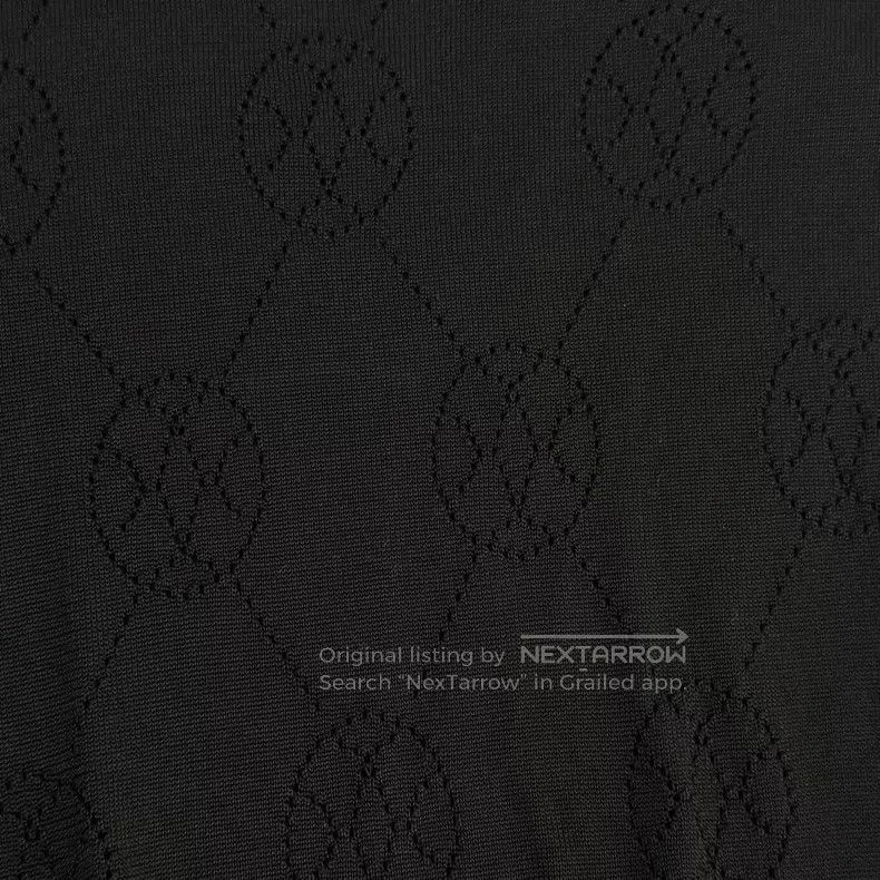 Hermes Hermes Black lace pattern short sleeve knit top Size XS / US 0-2 / IT 36-38 - 7 Thumbnail