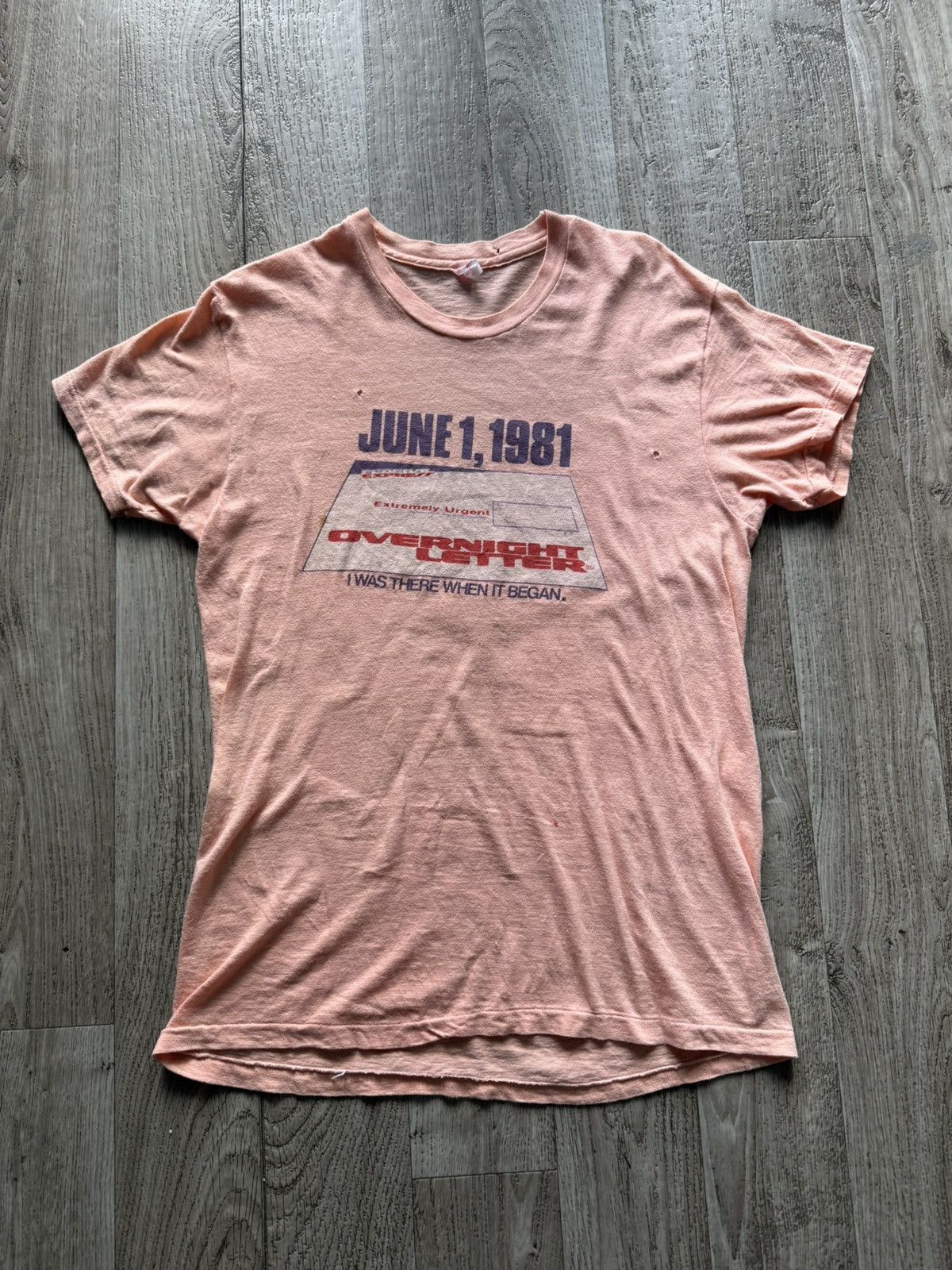 Hanes Vintage Hanes Overnight Letter Tee Size US M / EU 48-50 / 2 - 1 Thumbnail