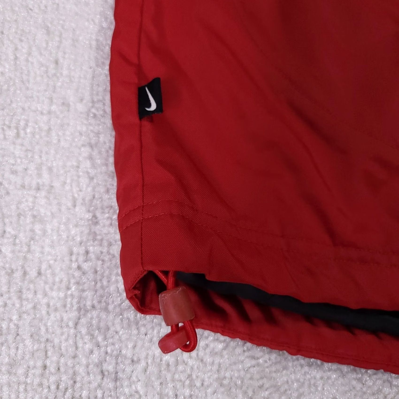 Nike VINTAGE Nike Jacket Mens M Red Windbreaker Reflective Swoosh Zip Full Zip 90s Outdoor Sports Size US M / EU 48-50 / 2 - 6 Thumbnail