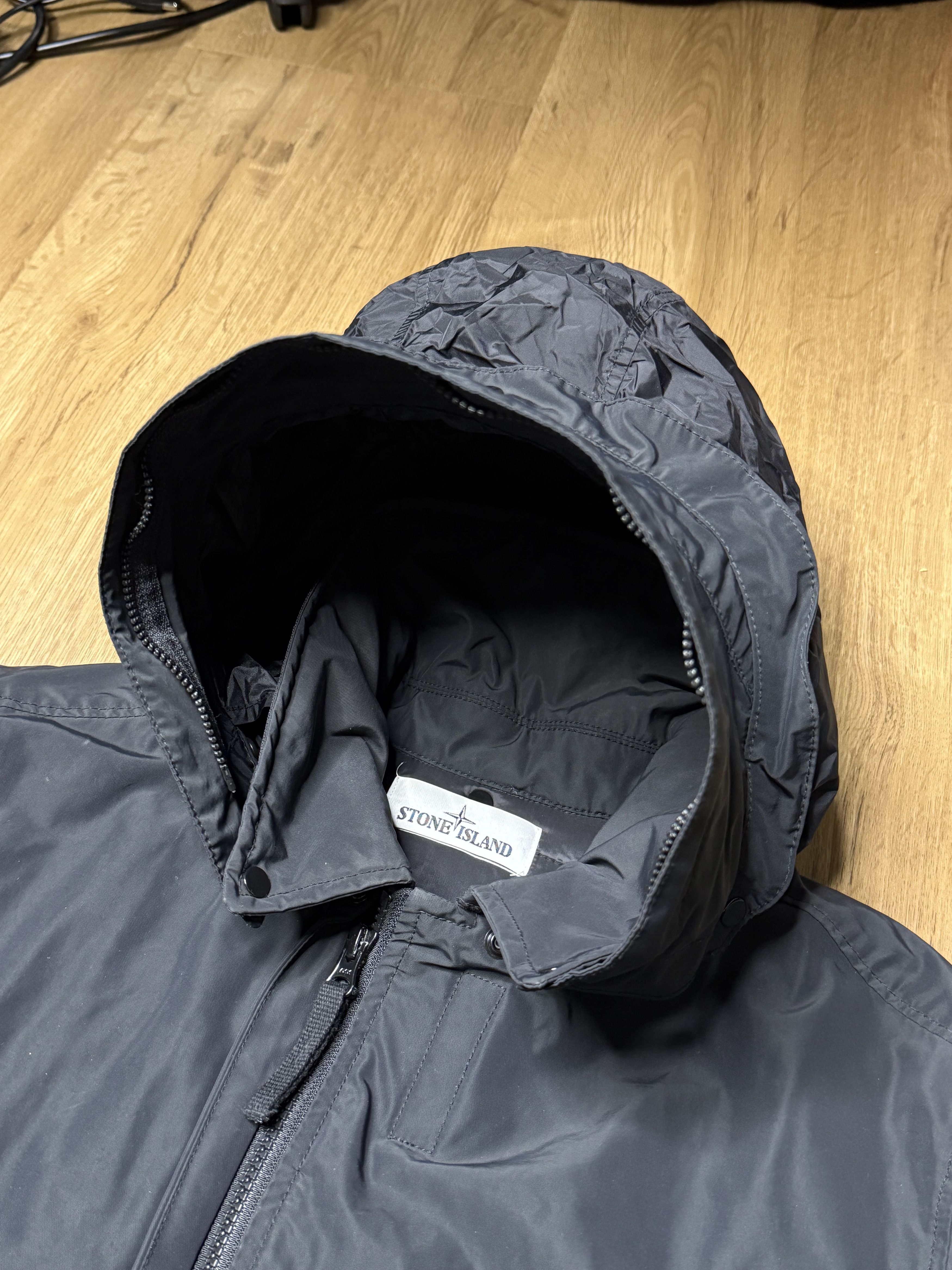 Stone Island Black Micro Reps Jacket with Primaloft Insulation Technology Size US S / EU 44-46 / 1 - 14 Thumbnail