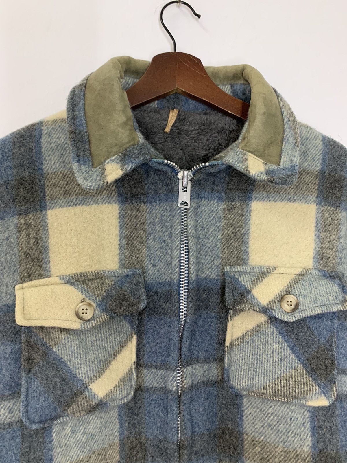 Sears Vintage 70’s Buffalo Wool Plaid Hunting Heavy Jacket Talon Size US M / EU 48-50 / 2 - 5 Thumbnail