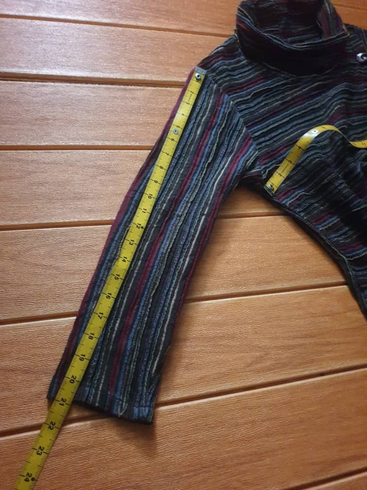 Japanese Brand Unnamed Gothic punk stripe black parade Shirt Size M / US 6-8 / IT 42-44 - 6 Thumbnail