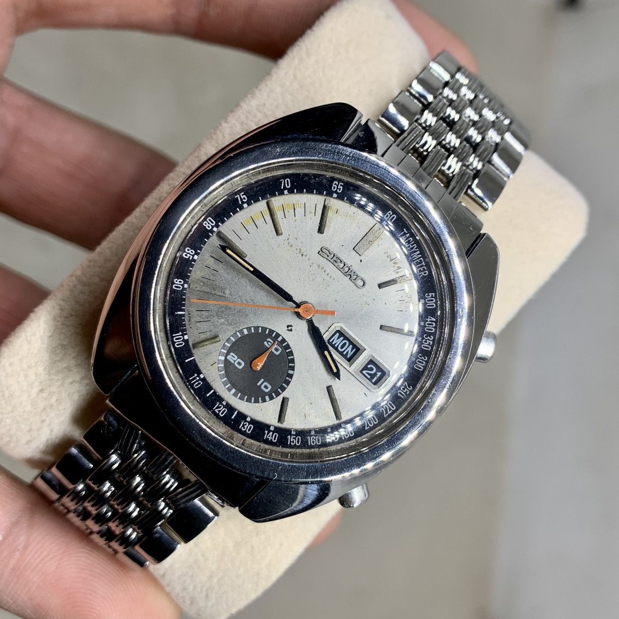 Rare‼️Vtg Seiko Stopwatch Chrono 6139-6012🔥
