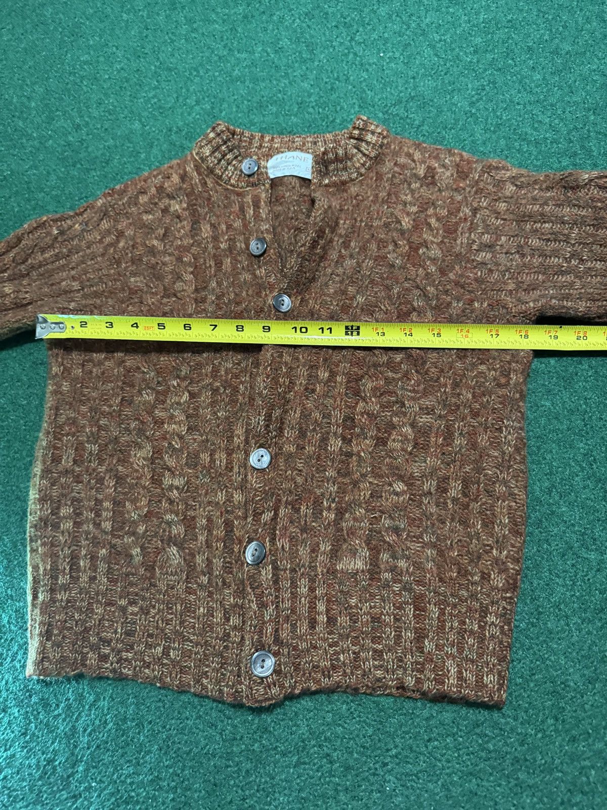 Vintage Vintage Thane Wool 50s 60s Knit Cardigan S/M 18x21 Sweater Size M / US 6-8 / IT 42-44 - 4 Thumbnail