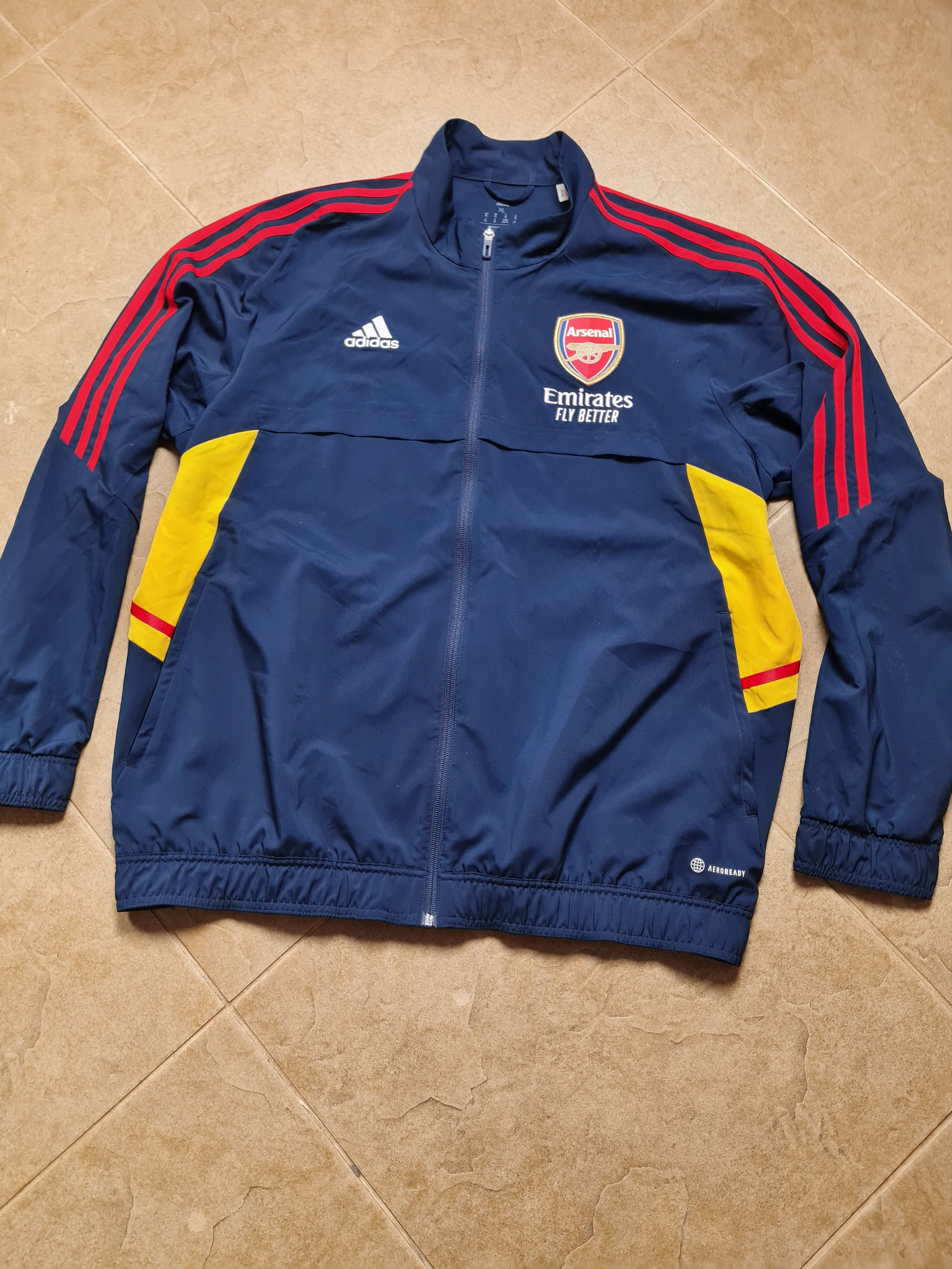 Adidas Track Top Adidas Football Jacket Arsenal 2022/2023 Soccer Size US XL / EU 56 / 4 - 5 Thumbnail