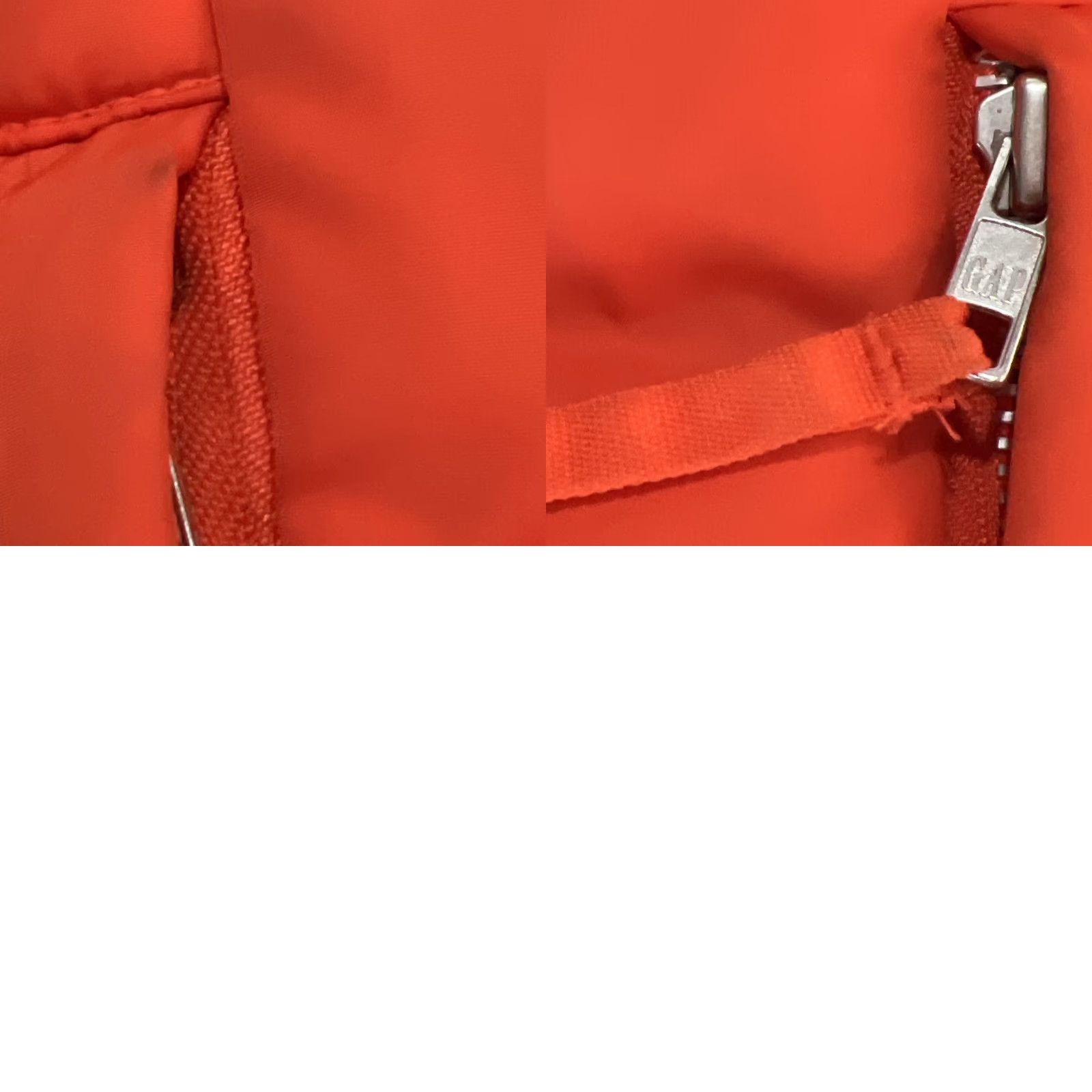 Gap VINTAGE Gap Zip Front 75% Down Vest Jacket Womens XL Orange Pockets Y2K Jacket Size XL / US 12-14 / IT 48-50 - 10 Thumbnail