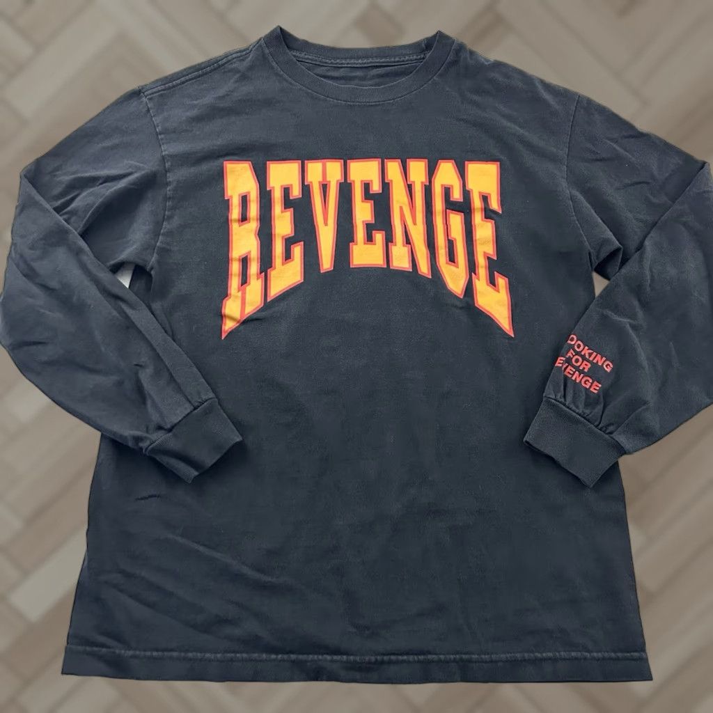 Vintage Drake Revenge Summer Sixteen Long Sleeve T Shirt Men's M Black Shirt Men XS? Size US M / EU 48-50 / 2 - 1 Thumbnail