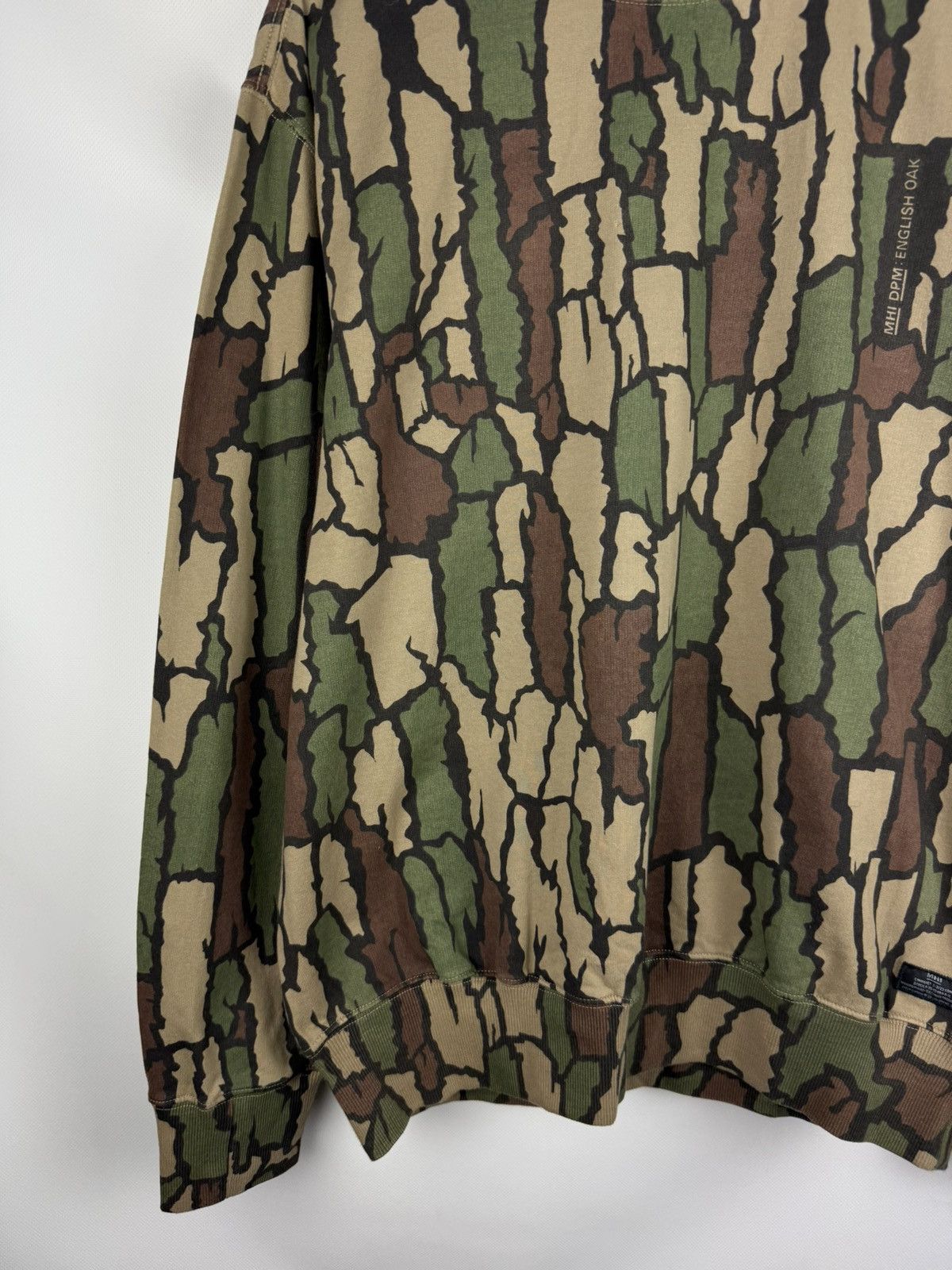 Maharishi MHI Maha Trebark English Mossy Oak Camo Cotton Sweatshirt Size US XL / EU 56 / 4 - 7 Thumbnail