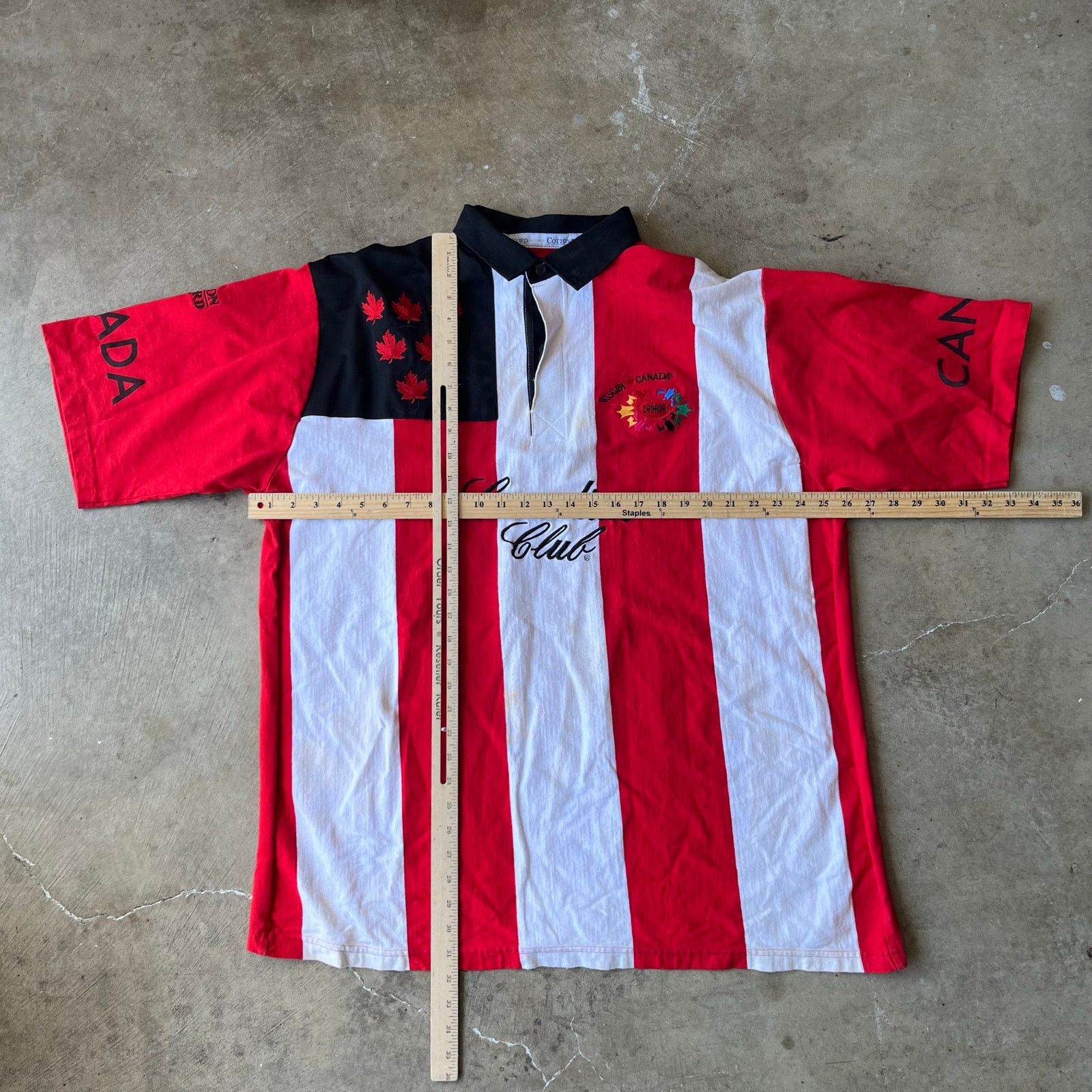 Vintage CANADIAN CLUB COTTON OXFORD SHIRT POLO CHIEF KEEF 2XL Size US XXL / EU 58 / 5 - 5 Thumbnail