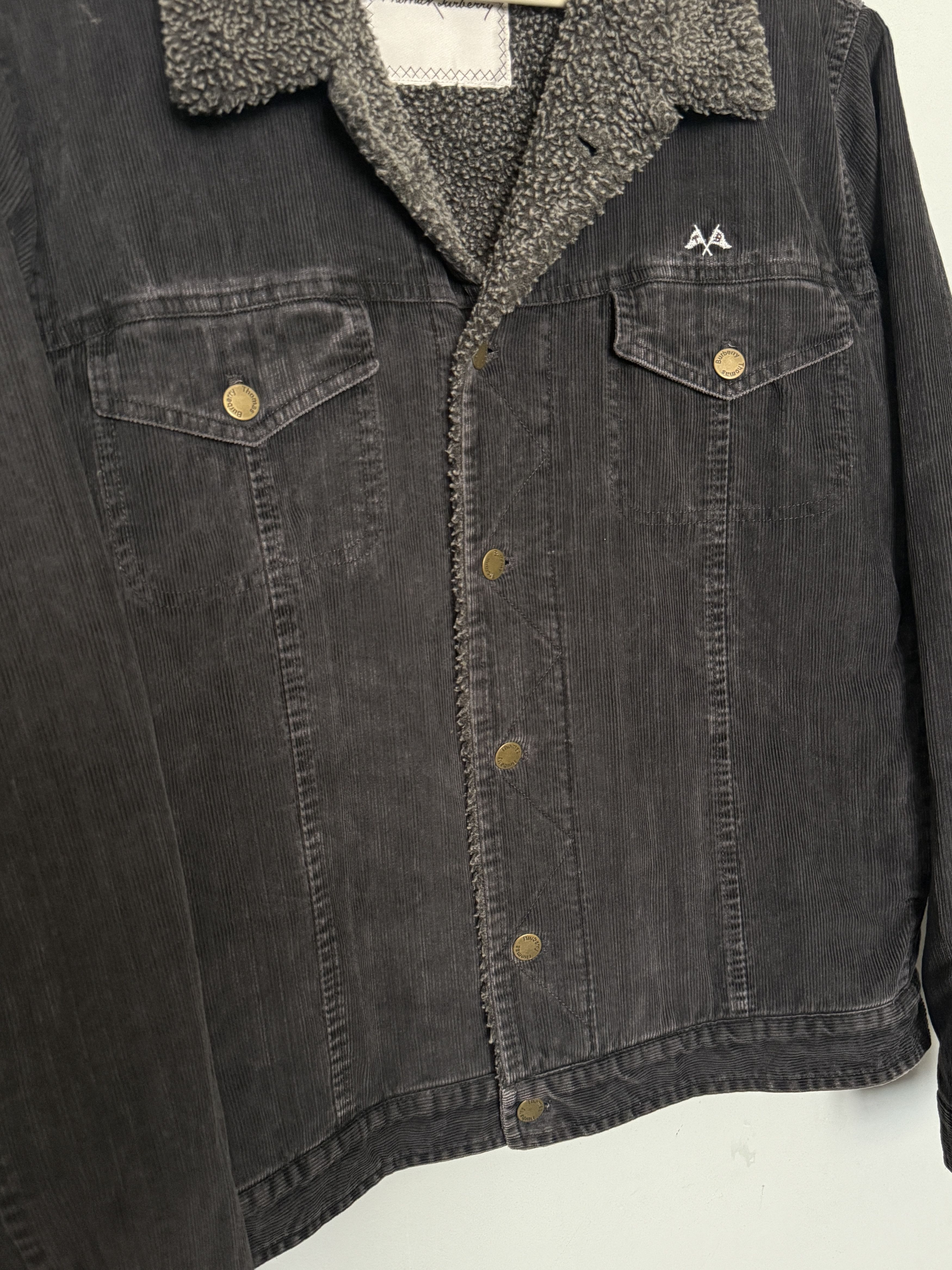Burberry Thomas Burberry denim and sherpa jacket size xl 54it 56it Size US XL / EU 56 / 4 - 4 Thumbnail