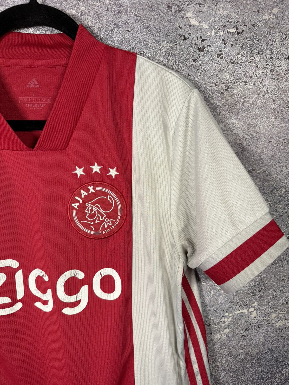 Adidas × Vintage Vintage Ajax 2020/21 Adidas Soccer Jersey Blokcore Large Size US L / EU 52-54 / 3 - 6 Thumbnail