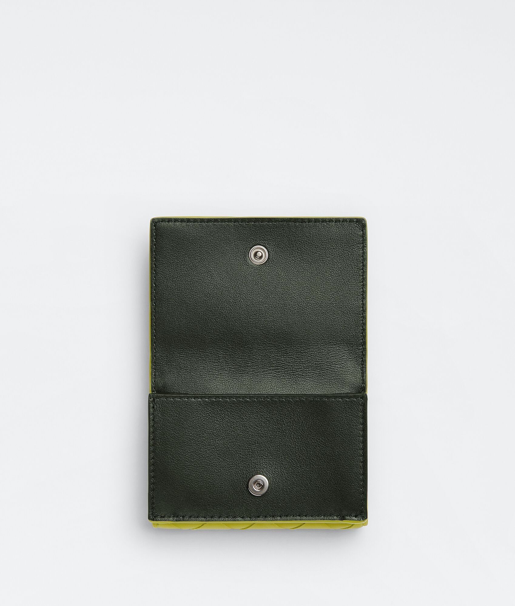 Bottega Veneta o1bcso1str0824 Size : OS / Tiny Tri-Fold Wallet in Yellow Size ONE SIZE - 3 Thumbnail