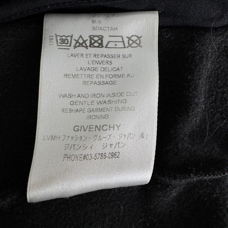 Givenchy Givenchy Black Side Striped Letter Zipper Jacket Size US L / EU 52-54 / 3 - 5 Thumbnail