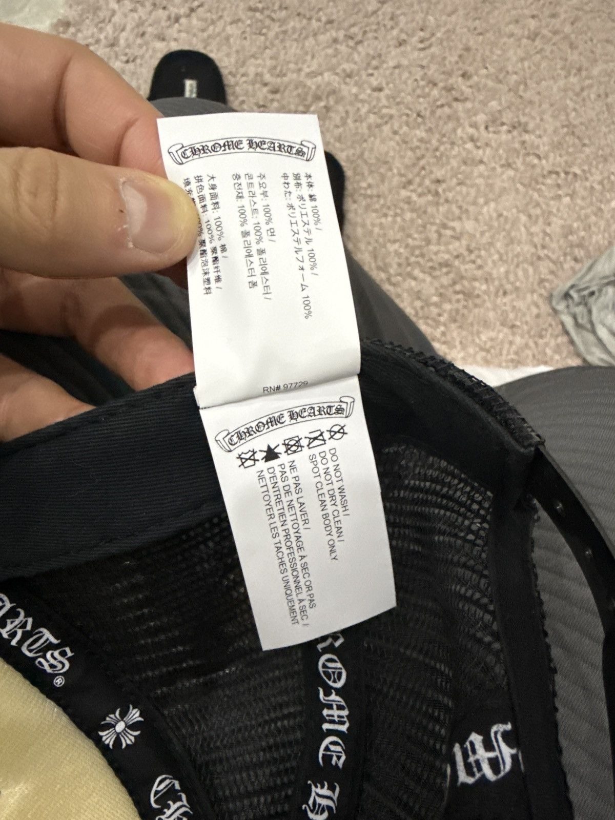 Chrome Hearts Chrome Hearts Fuck Holywood Cap Size ONE SIZE - 9 Thumbnail