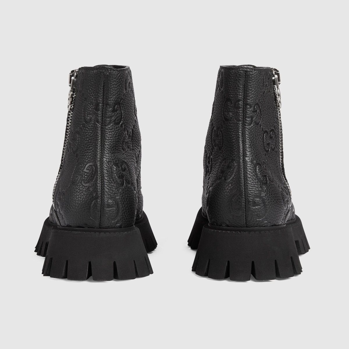 Gucci o1w1db11224 GG Leather Boots in Black Size US 9.5 / EU 42-43 - 5 Thumbnail