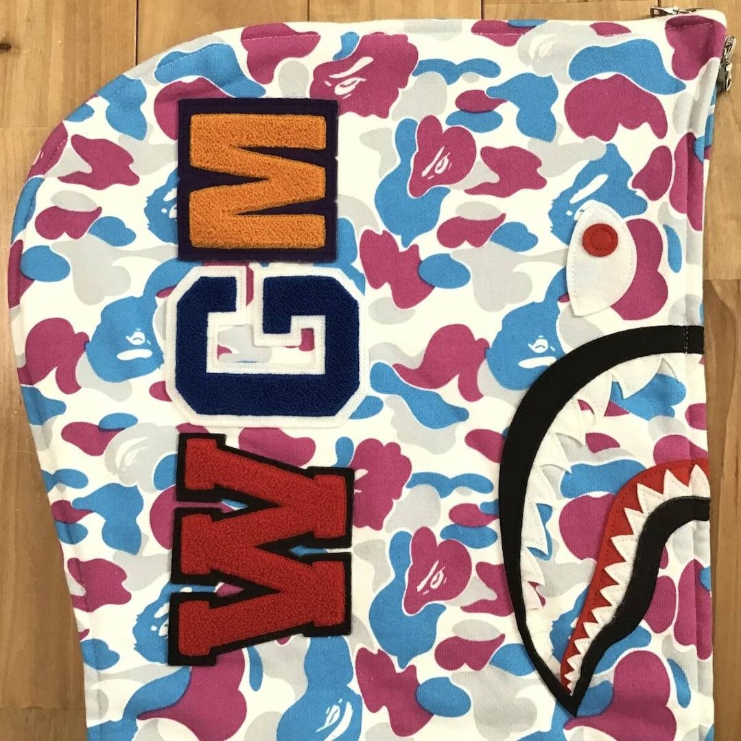 Bape 2024 🔥YOKOHAMA Store Camo🔥 BAPE shark full zip hoodie APE Size US XXL / EU 58 / 5 - 5 Thumbnail