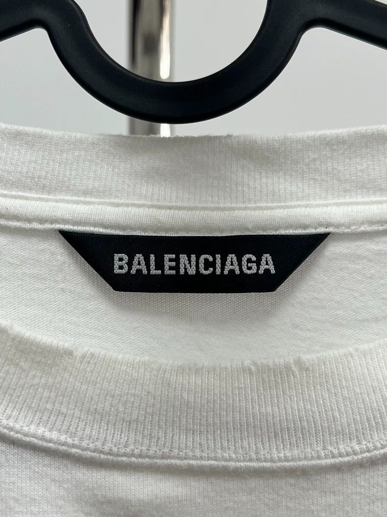 Balenciaga Balenciaga White marathon slogan runner short sleeve Size US XS / EU 42 / 0 - 4 Thumbnail