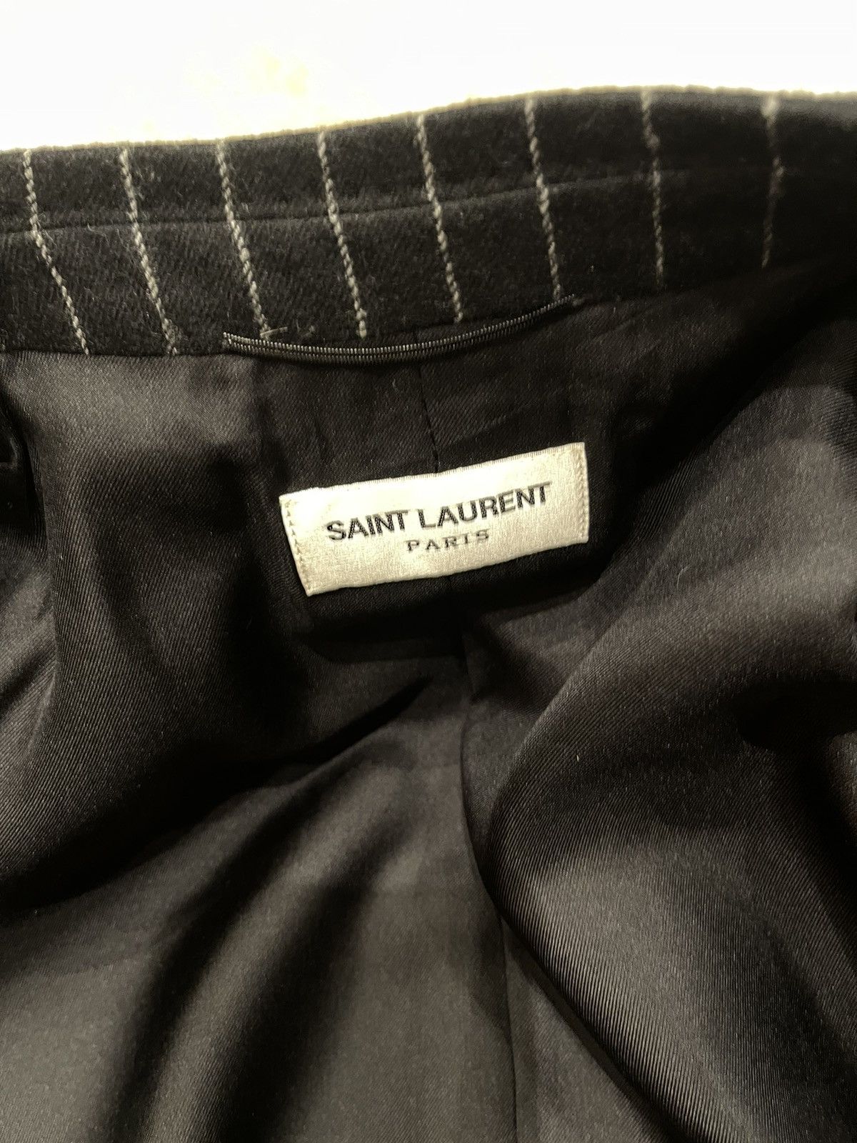Hedi Slimane × Saint Laurent Paris FW 2016 Palladium complete suit Size 46R - 12 Thumbnail