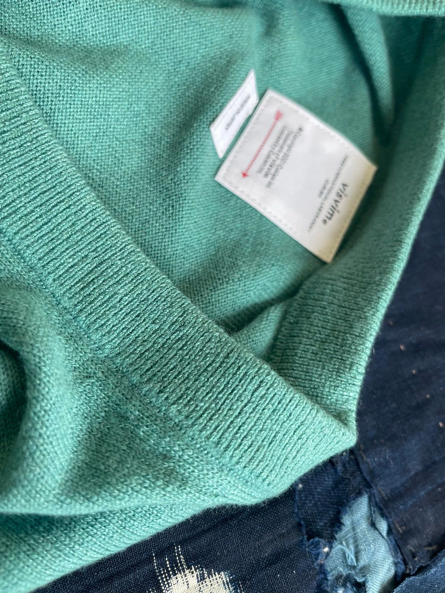 Visvim VISVIM 24AW Selmer V-Neck Cashmere Knit - Light Green Size US L / EU 52-54 / 3 - 8 Thumbnail