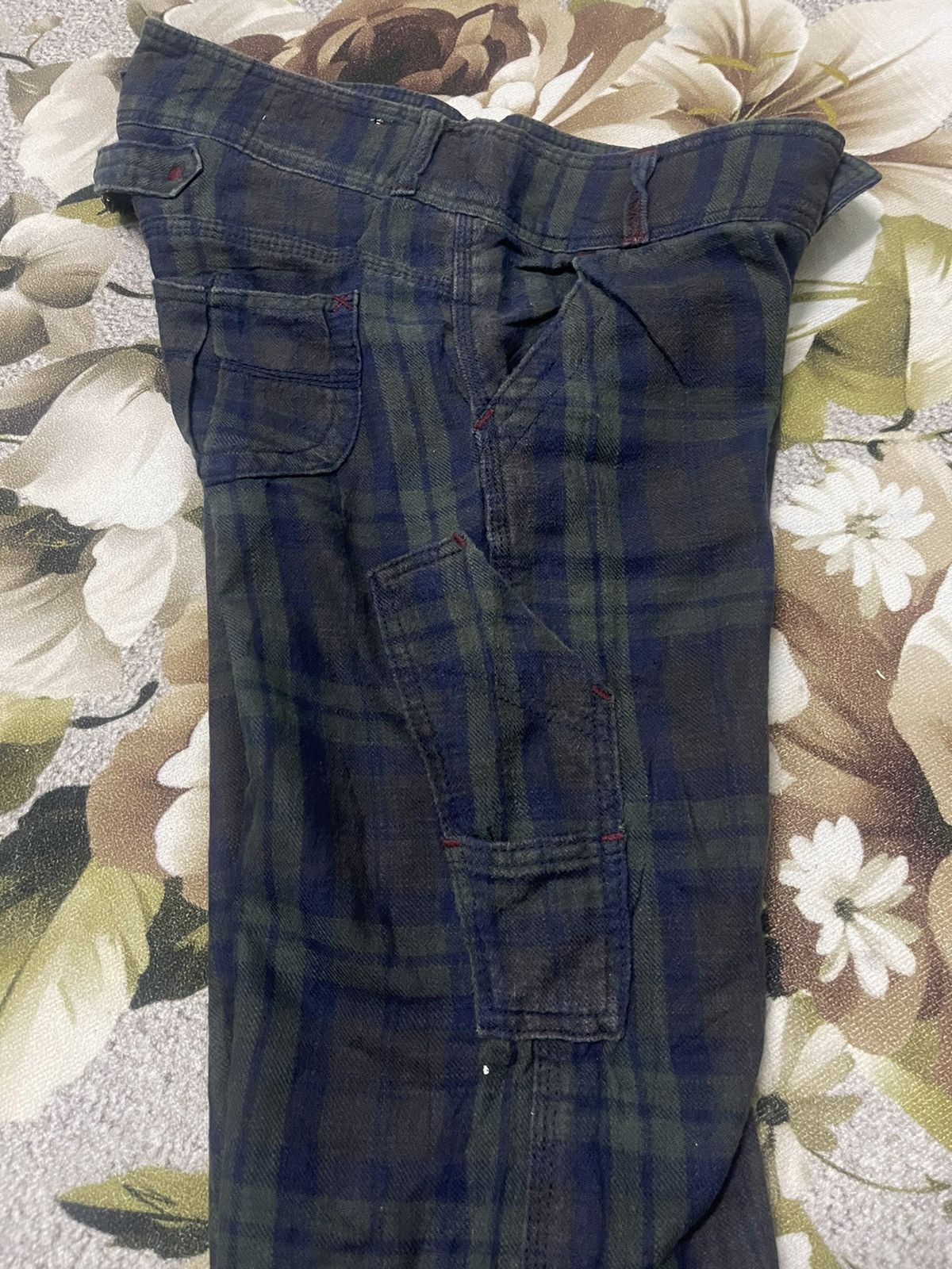 Japanese Brand Betty Smith Bootcut Carpenter Buckled Back Size US 31 - 5 Thumbnail