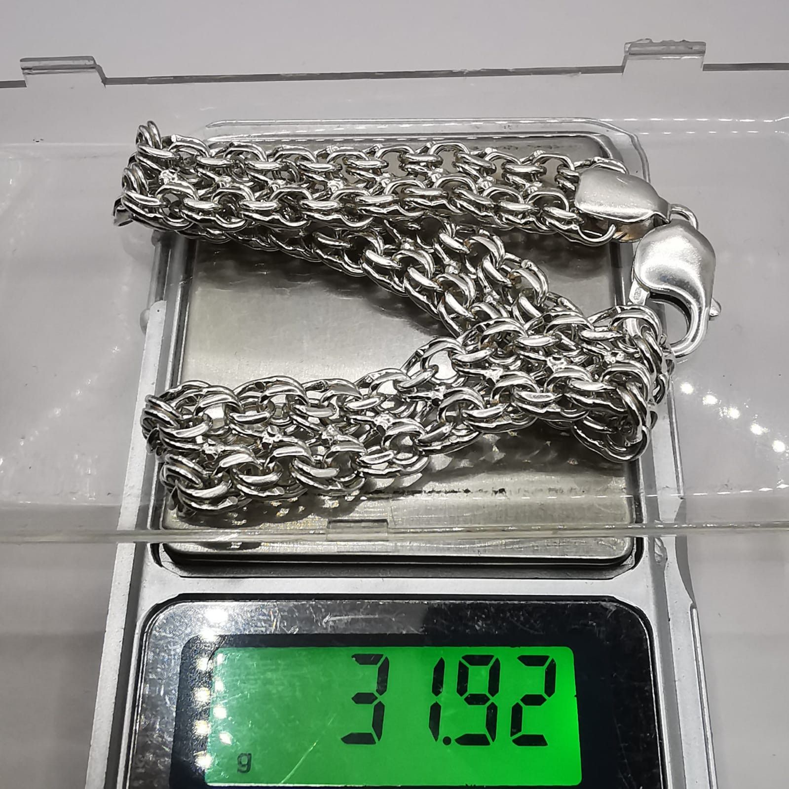 Sterling Silver Vintage Bracelet 925 Sterling Silver, Handmade,seal, 31,92g Size ONE SIZE - 7 Thumbnail