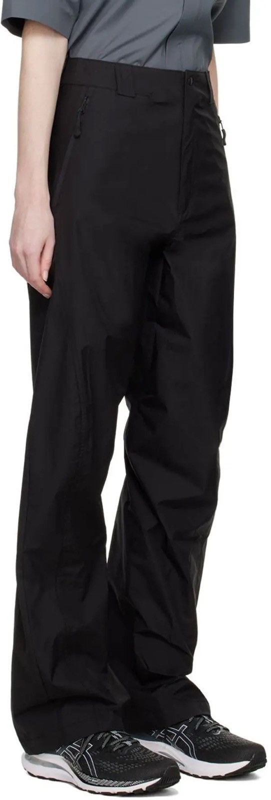 Hyein Seo Hyein Seo Black Shell Pants FW22 Size US 30 / EU 46 - 2 Thumbnail