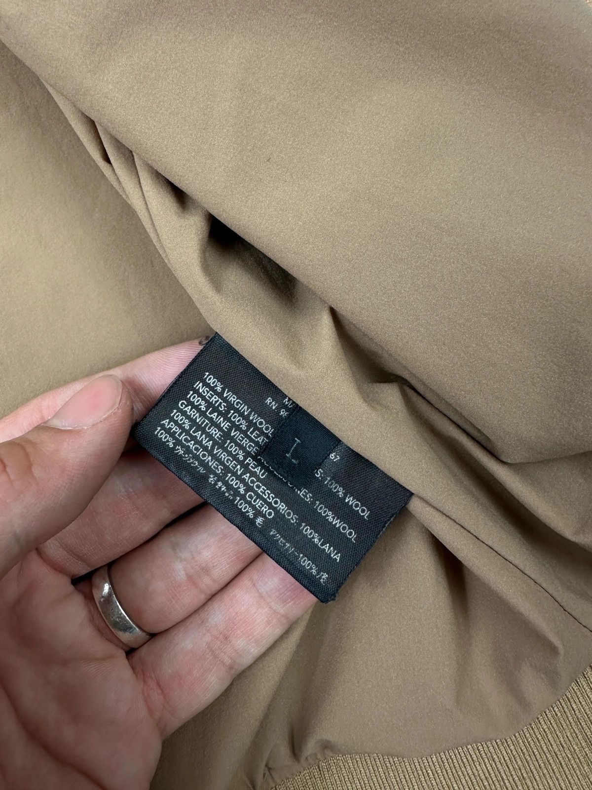 Prada Prada Milano FW2000 Beige Brown Wool & Leather Bomber Jacket Size US M / EU 48-50 / 2 - 14 Thumbnail