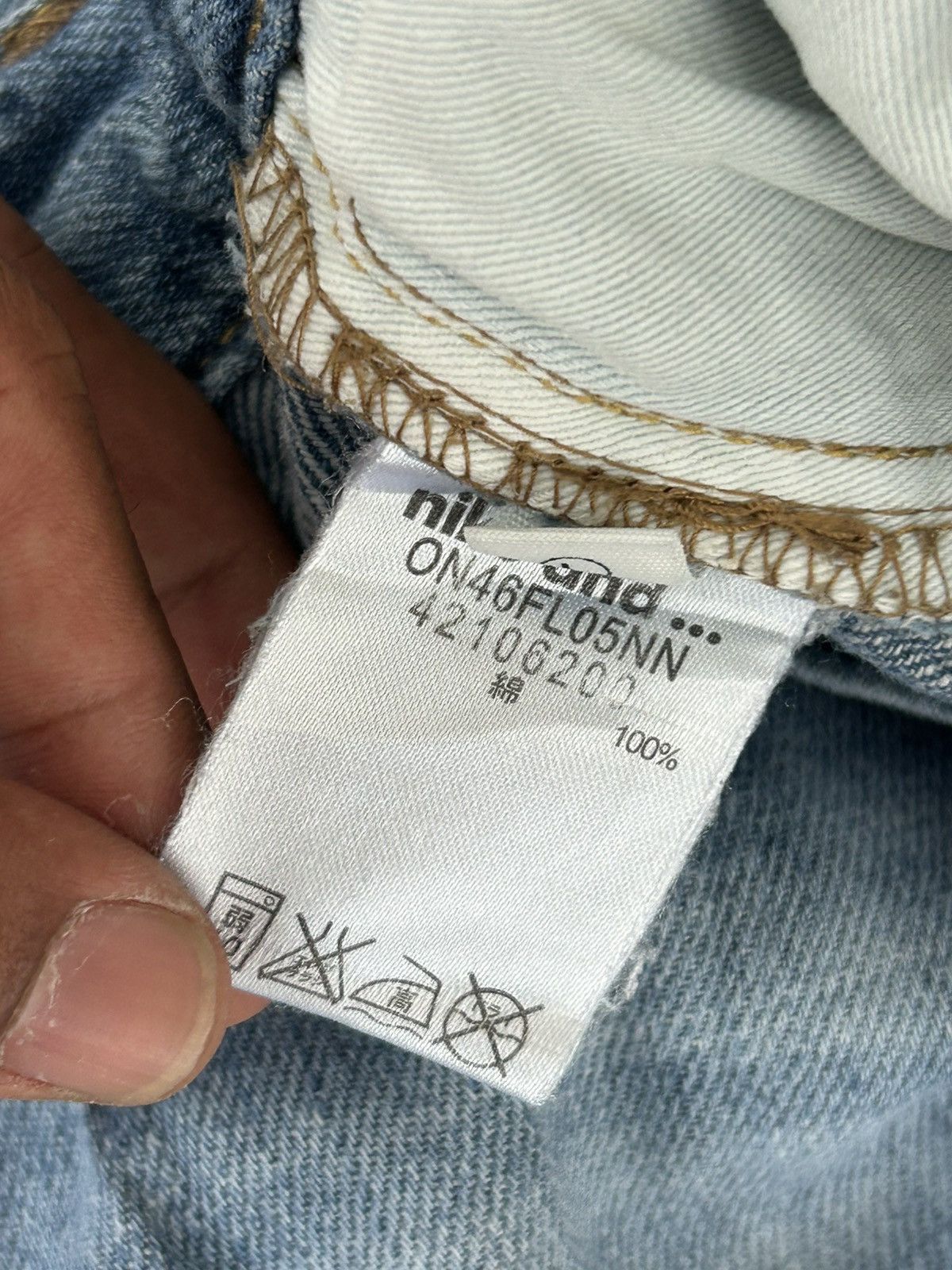 Issey Miyake Niko and .. Vintage Ripped Jeans Size US 29 - 10 Thumbnail