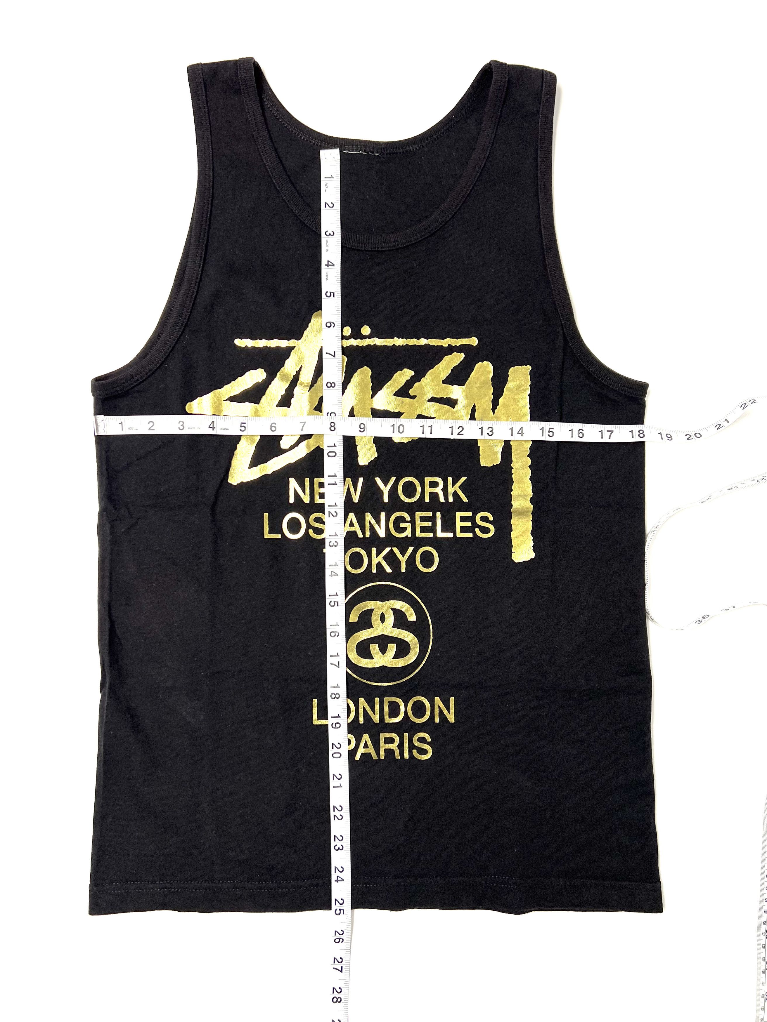 Stussy STUSSY NY / LA / TOKYO / LONDON / PARIS / Y2K TOUR, TANK TOP Size US M / EU 48-50 / 2 - 8 Thumbnail