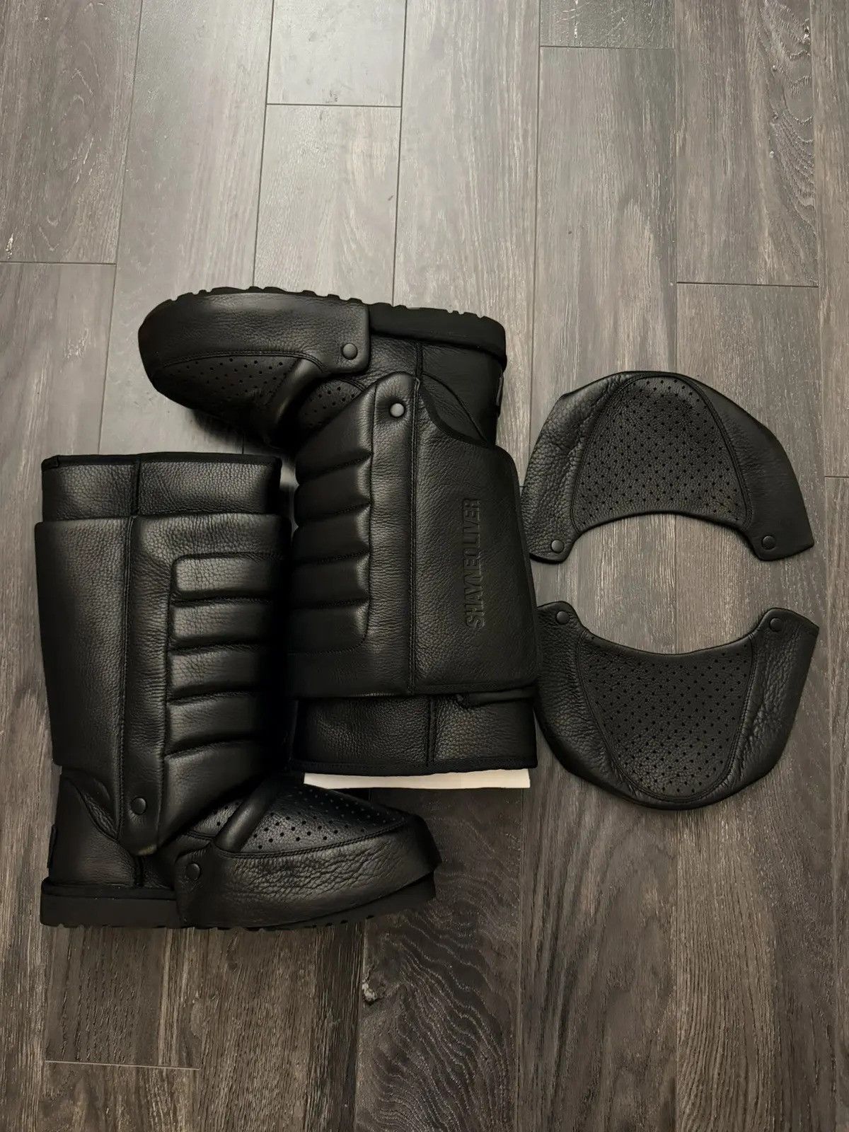 Hood By Air × Ugg Shayne Oliver x Ugg Armourite Leather Boots 