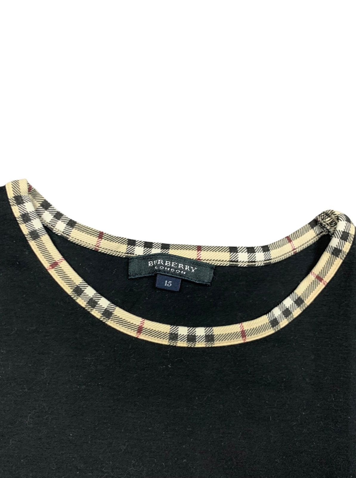 Burberry Y2k Burberry boxy tee novacheck collar Size US S / EU 44-46 / 1 - 5 Thumbnail