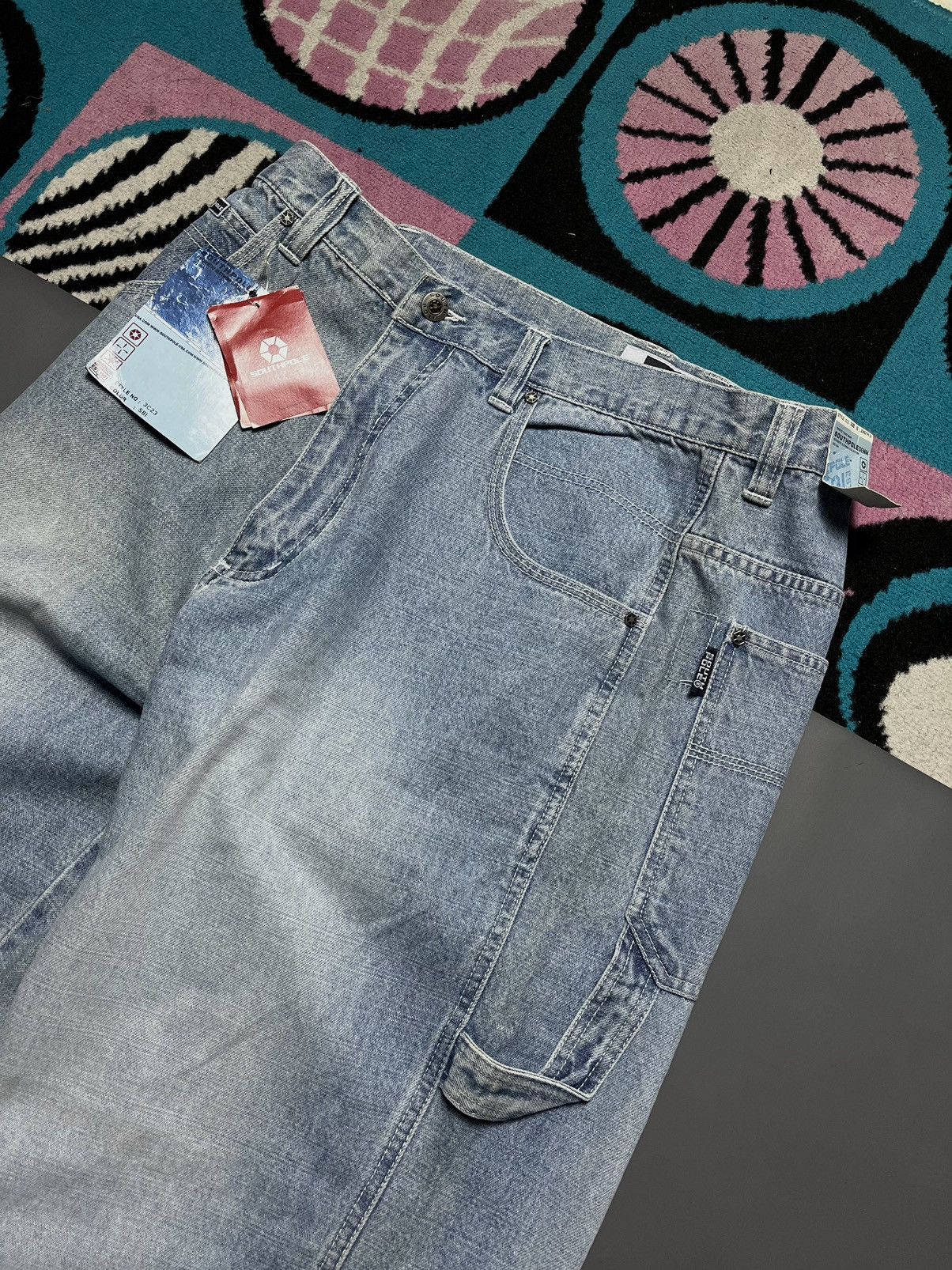 Southpole × Vintage Vintage 90's Carpenter Jeans Southpole On Size 36 Size US 36 / EU 52 - 3 Thumbnail