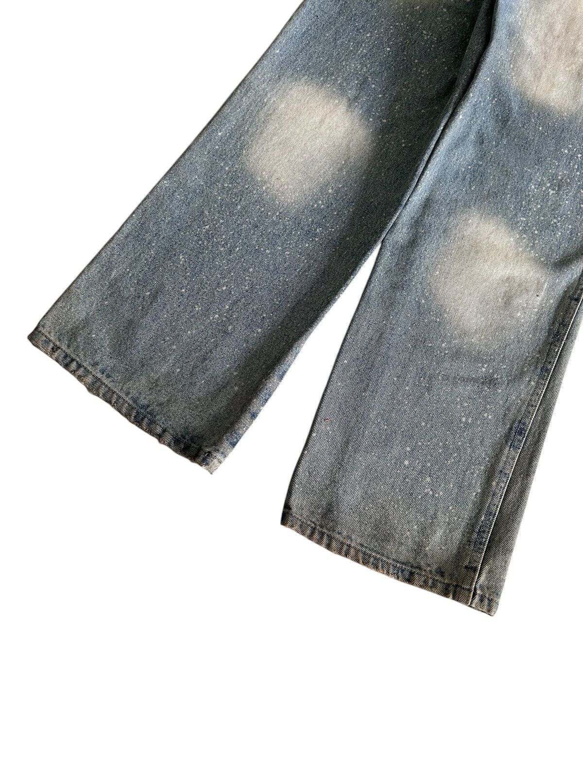 Japanese Brand × Vintage Vintage HAN DI LONG JEANS Japanese Distressed Painted Denim Size US 27 - 6 Thumbnail