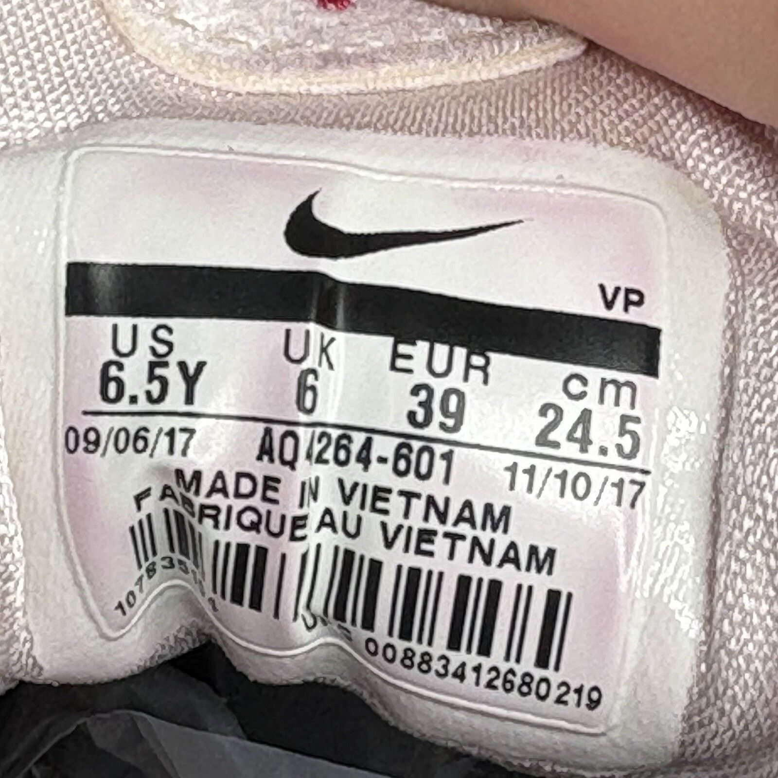 Nike Size 6.5Y/8W - Nike KD 10 Aunt Pearl Size US 8 / IT 38 - 7 Thumbnail