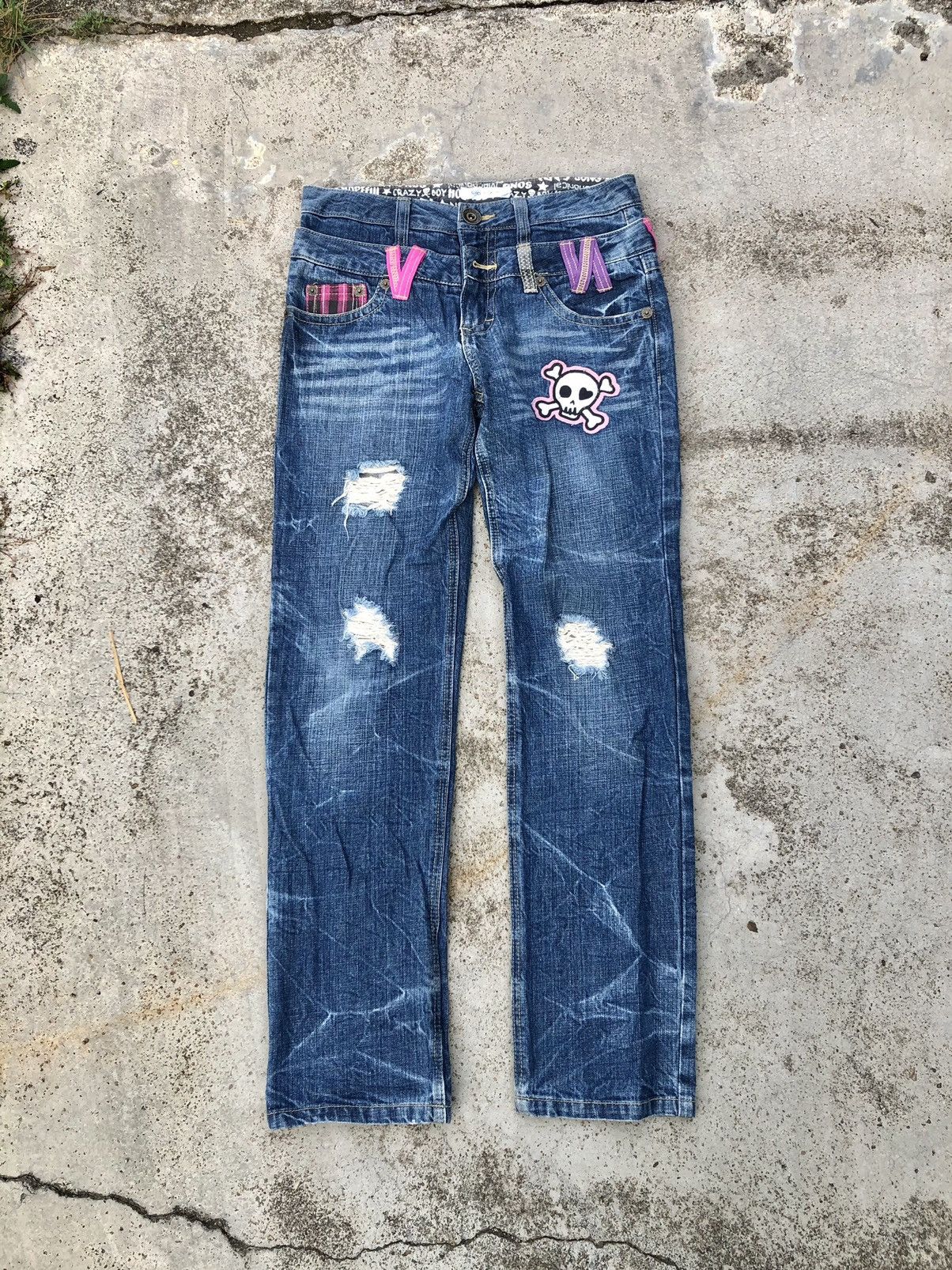 Japanese Brand COLZA DOUBLE WAIST DENIM Size US 30 / EU 46 - 1 Thumbnail