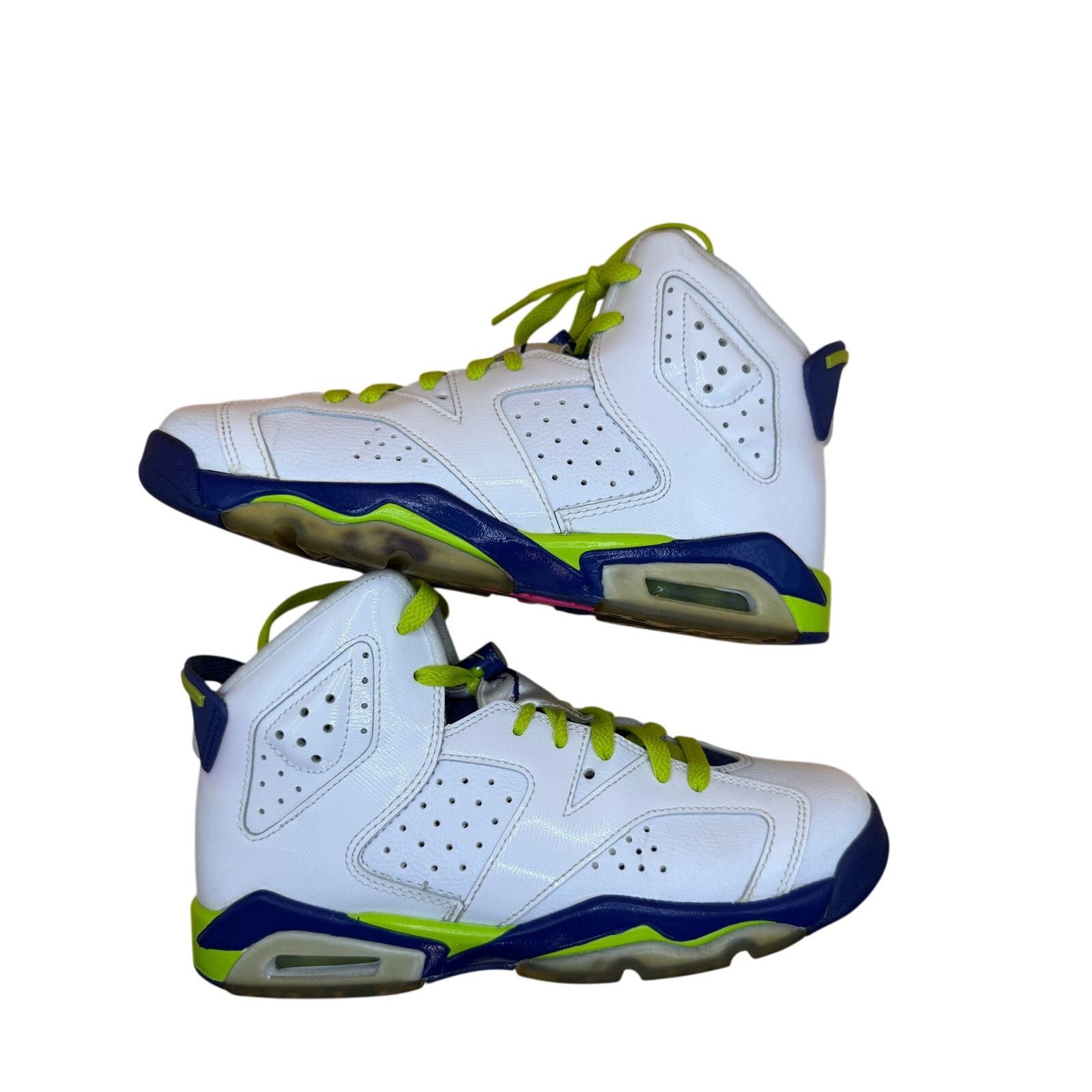 Jordan Brand Nike Air Jordan 6 Retro Fierce Green Seahawks Size 6 Size US 6 / EU 39 - 3 Thumbnail