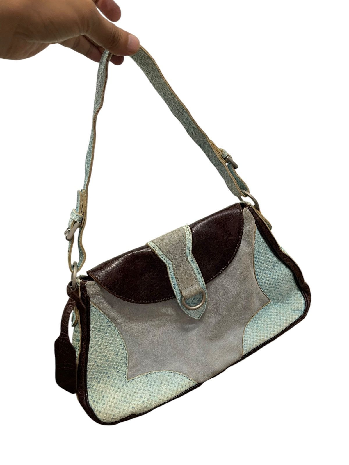 Leather Full Leather Jacono Italy Hand Shoulder Bag 9🟩 Size ONE SIZE - 4 Thumbnail