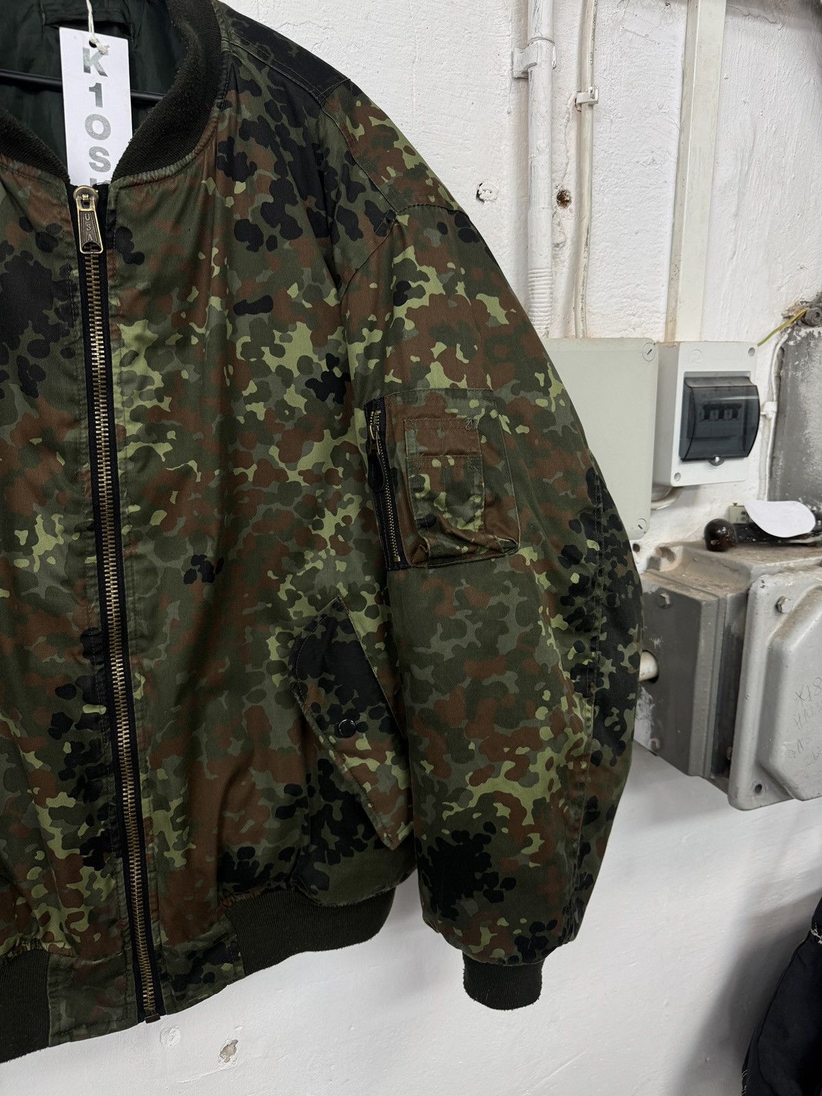 Vintage Vintage Avant Garde Opium y2k MA-1 Bomber Jacket Size US XXL / EU 58 / 5 - 4 Thumbnail