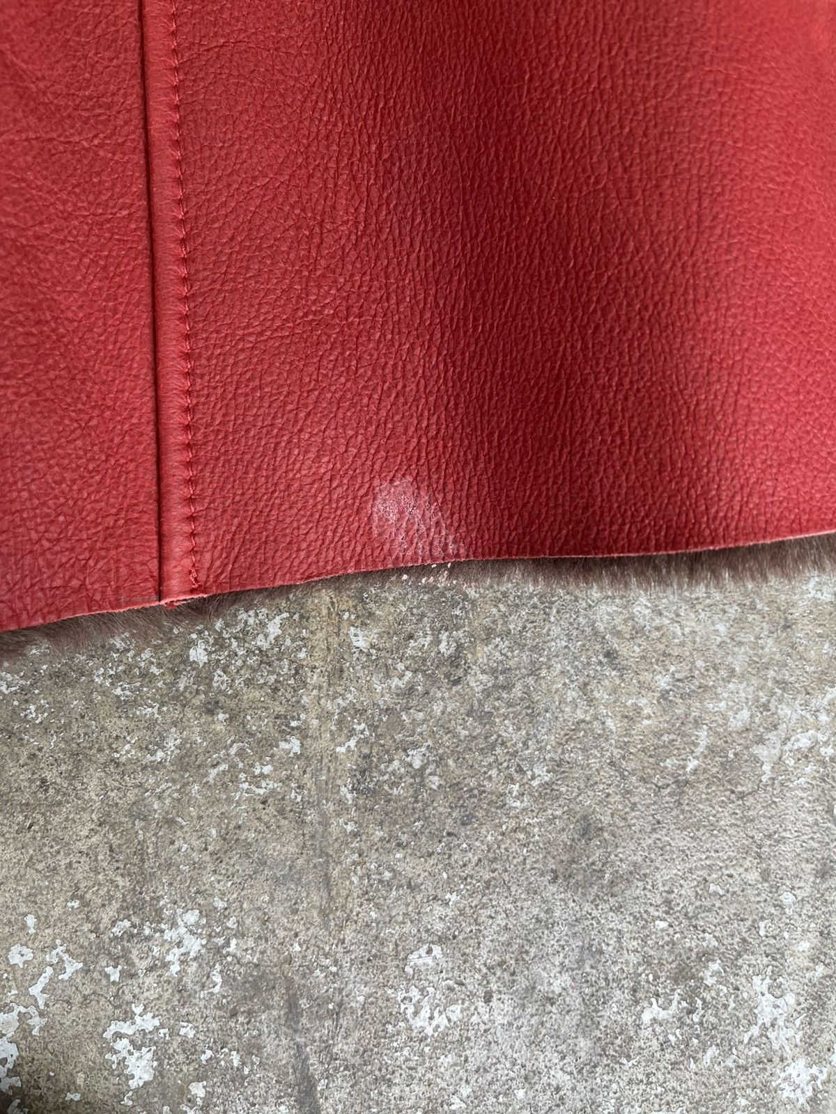 Other Vintage Harmanli Leather Fur Coat Made In Turkey Size L / US 10 / IT 46 - 2 Thumbnail