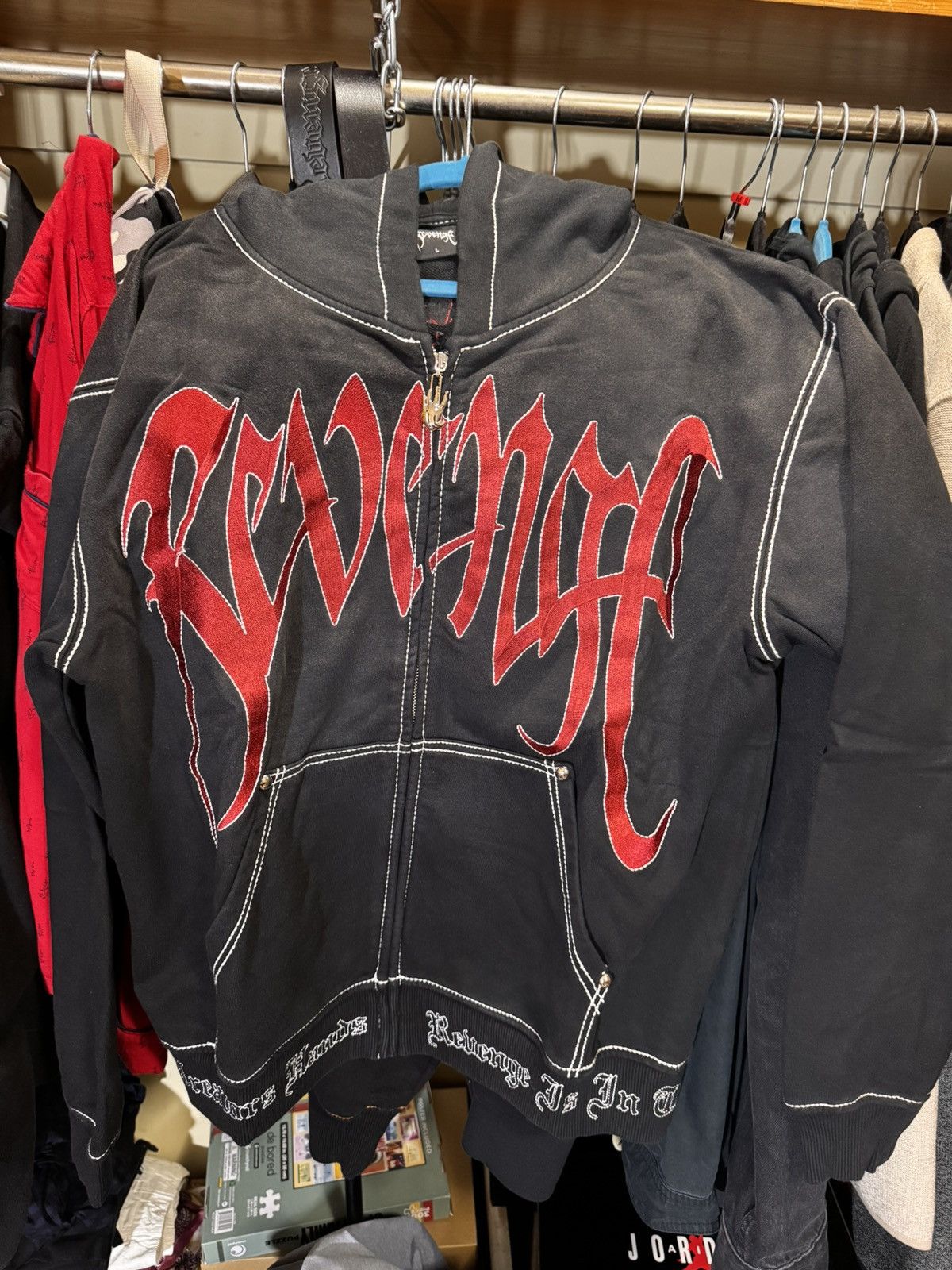 Revenge Revenge X Collaboration - “Contrast Stitch” Hoodie Size US L / EU 52-54 / 3 - 1 Thumbnail
