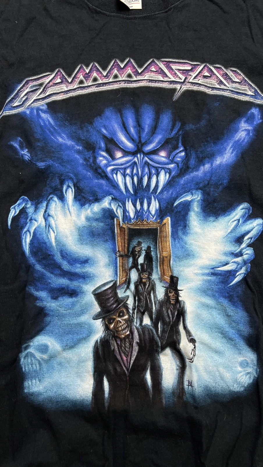 Fruit Of The Loom Vintage gamma ray tee y2k big logo skeleton Size US M / EU 48-50 / 2 - 3 Thumbnail