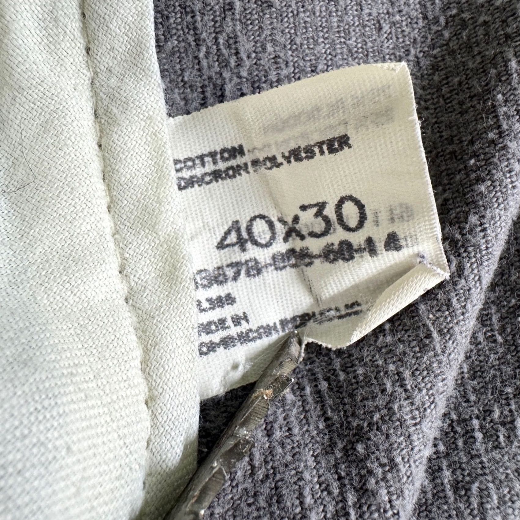 Haggar VINTAGE Haggar Pants Men 36x28 Corduroy 100% Cotton Gray Dress Pants Casual Gray Mens Regular Inseam 28" Size US 36 / EU 52 - 3 Thumbnail